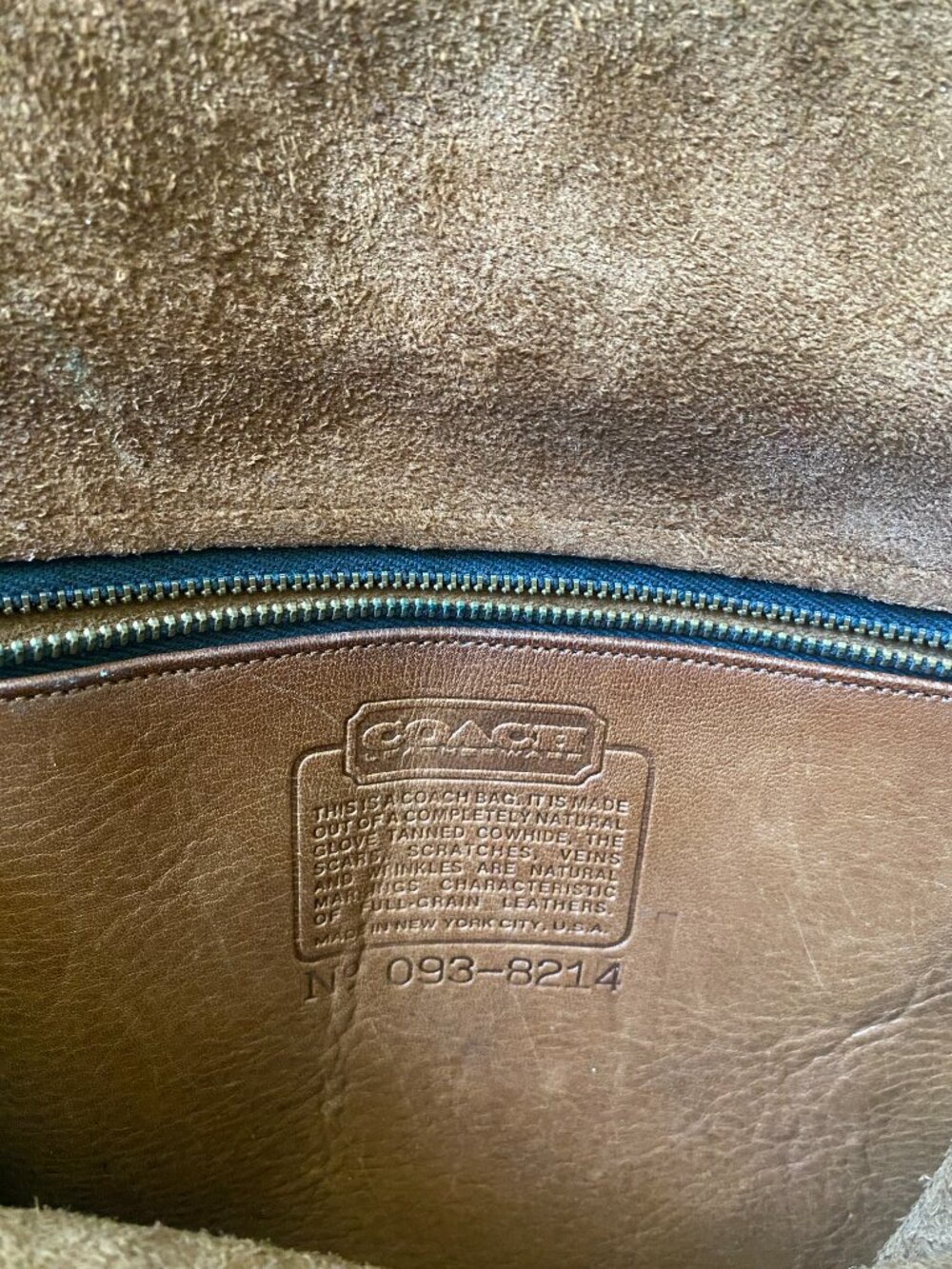 Vintage COACH #9170 NYC Classic Leather Shoulder Bag - Picture 6 of 11